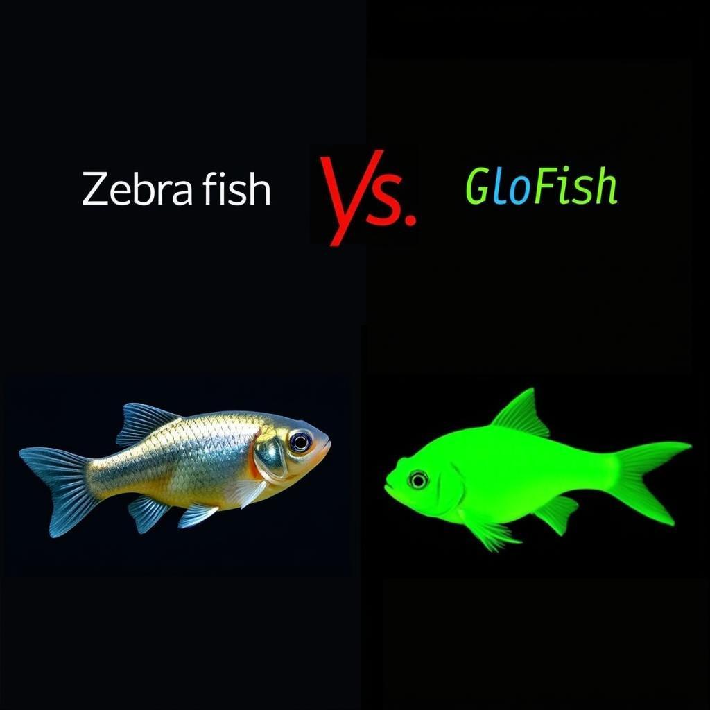 GloFish and Zebrafish Comparison