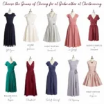 Different Dress Styles for a Godmother at a Christening