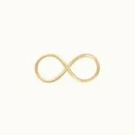 Gold Infinity Symbol for Autism Acceptance