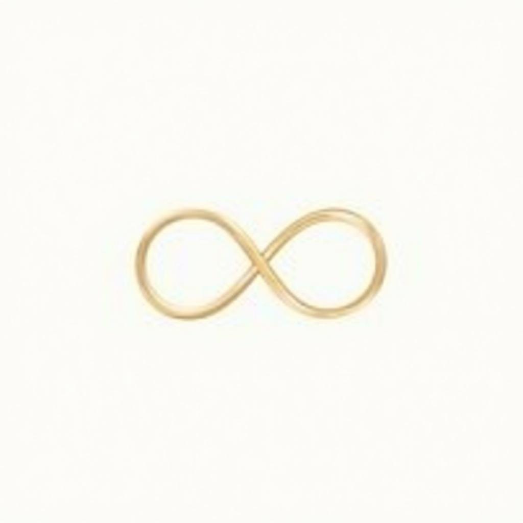 Gold Infinity Symbol for Autism Acceptance