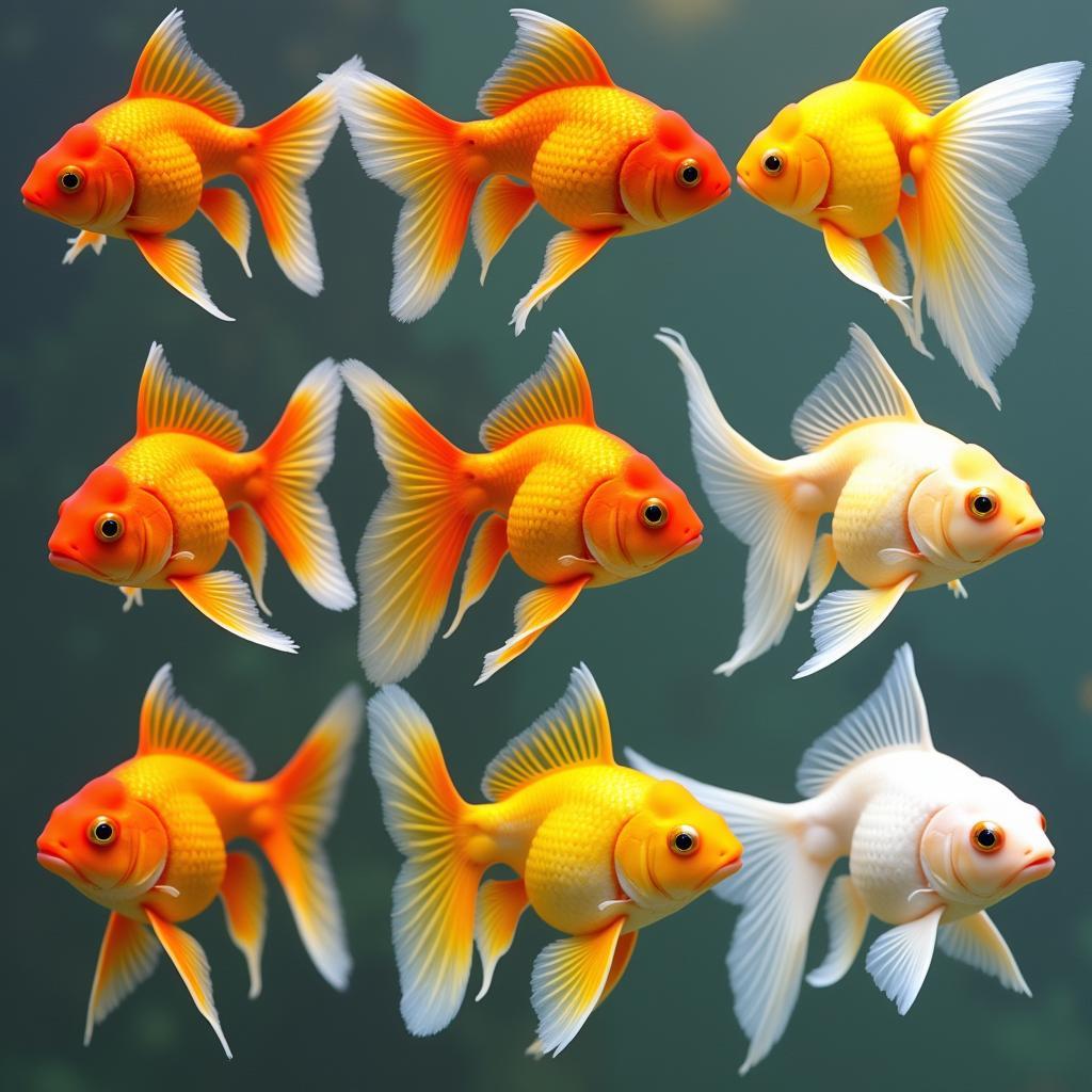 Goldfish Color Change Stages