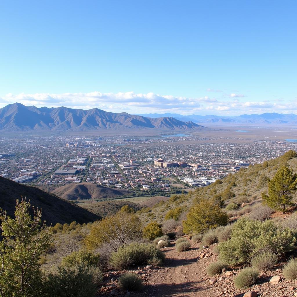 Grand Junction Colorado Cityscape and Surrounding Landscape