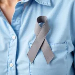 Gray Diabetes Awareness Ribbon