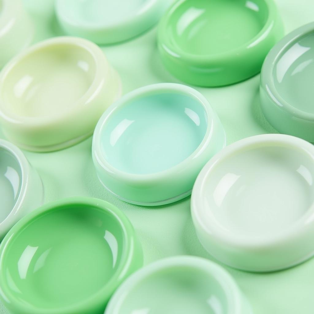 Variety of Green Colored Contact Lenses