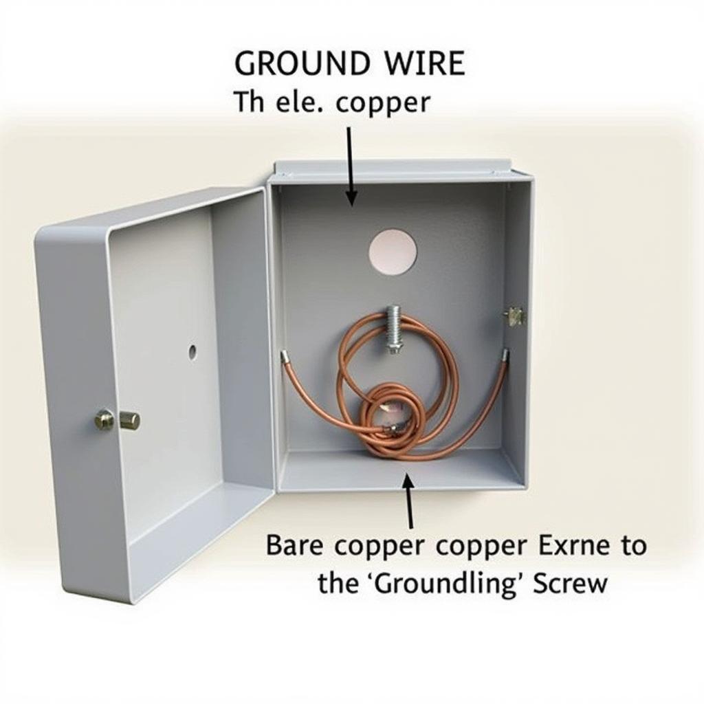 Secure Ground Wire Connection in an Electrical Box