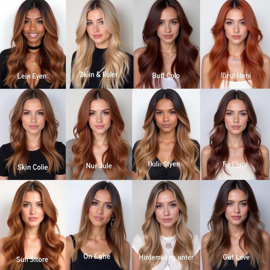 Hair Color for Different Undertones