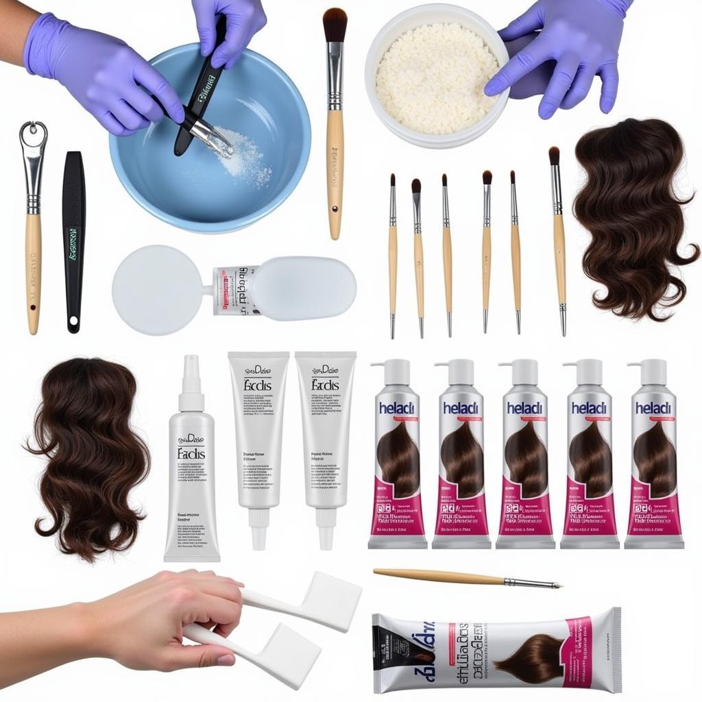 Hair Coloring Tools and Products