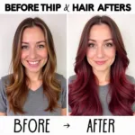 Hair Color Transformation with Developer