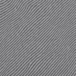 Close-up view of heather gray fabric texture showing blended fibers