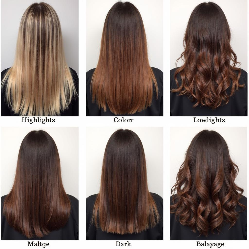 Highlights, Lowlights, and Balayage on Brown Hair