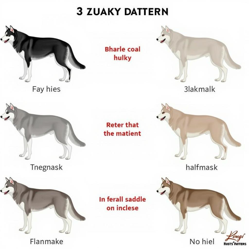 Husky Coat Patterns: Variations in Facial Masks and Saddle Markings