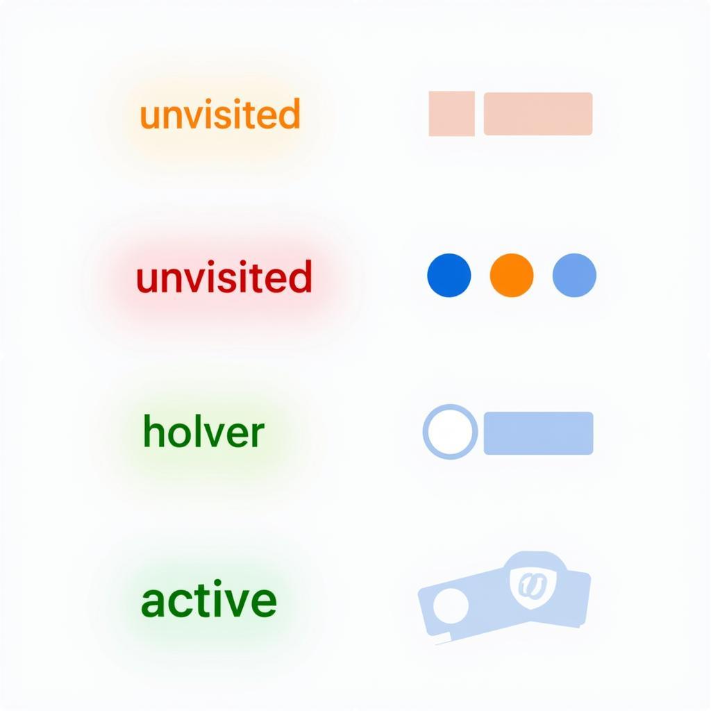 Visual Representation of Hyperlink Color States