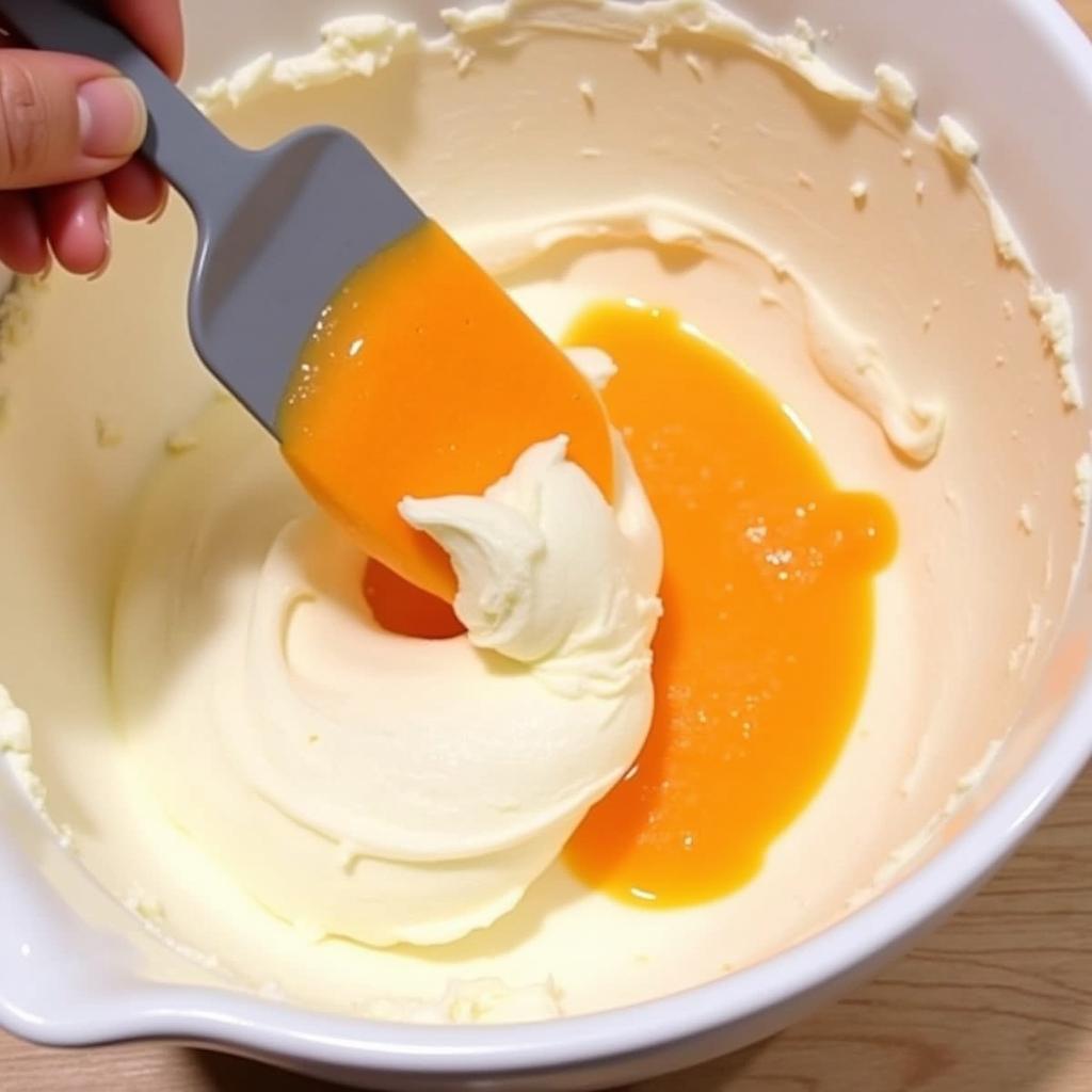 Incorporating Carrot Puree into Frosting