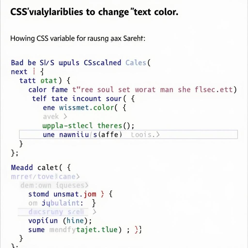 Changing Text Color with JavaScript and CSS Variables