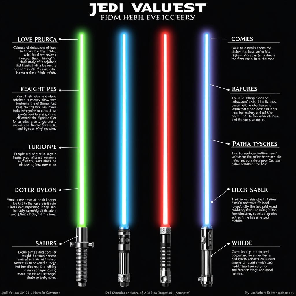 Jedi Values and Lightsaber Colors