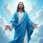 Jesus in Blue Robe: A Representation of Divinity