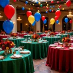 Jewel Toned 50th Birthday Decorations