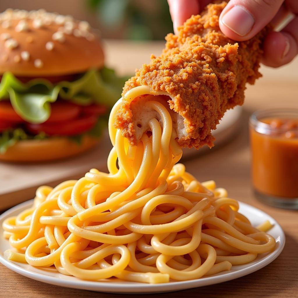 Jollibee's Famous Chickenjoy and Jolly Spaghetti