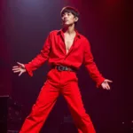 Jungkook in Red Stage Performance