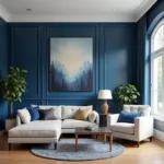 King's Blue Accent Wall