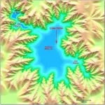 Lake Dillon Colorado Depth Map Showing Varying Depths