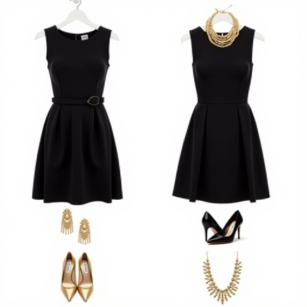 Accessorizing a Little Black Dress with Jewelry and Shoes