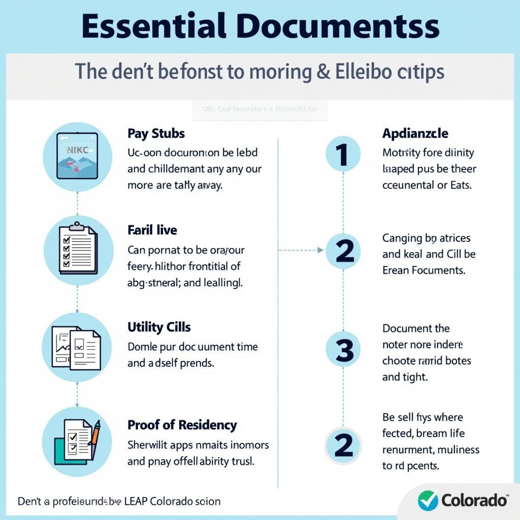 Required Documents for LEAP Colorado