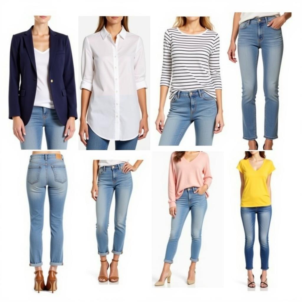 Outfit Ideas with Light Blue Jeans