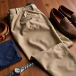 Accessorizing Light Brown Pants