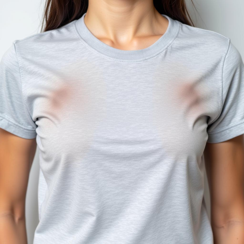 Light Colored Shirt Showing Sweat Stains