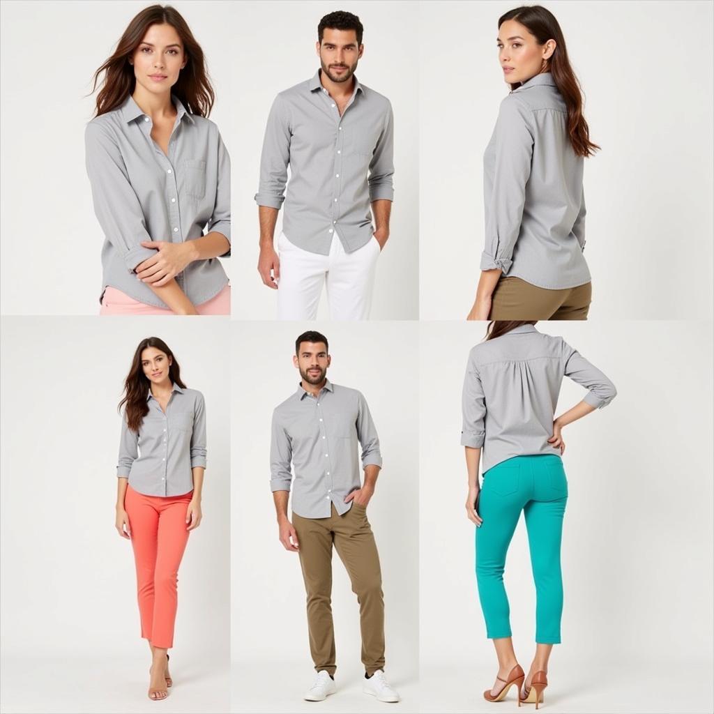 Stylish Pant Colors for Light Grey Shirts