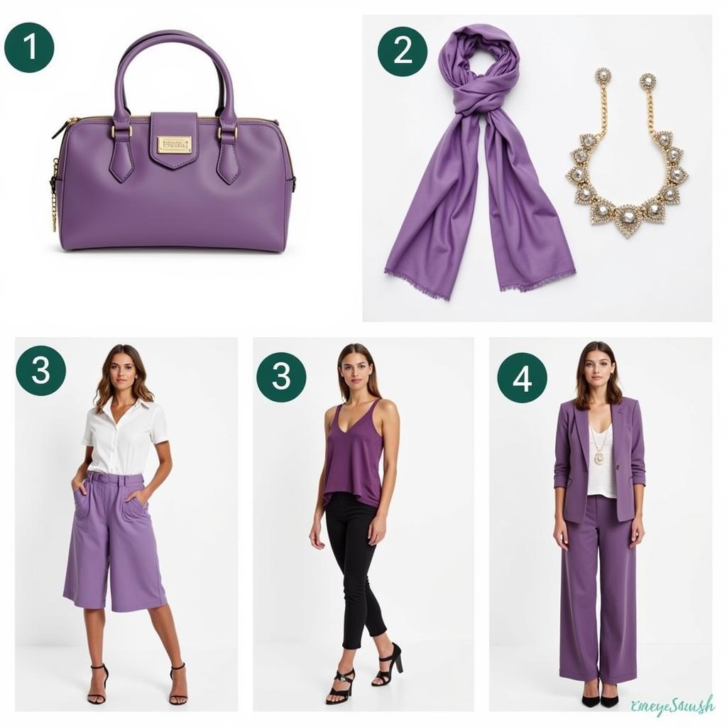 Lilac Accessories for Different Outfits