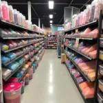 Local Craft Store Colored Sand Aisle