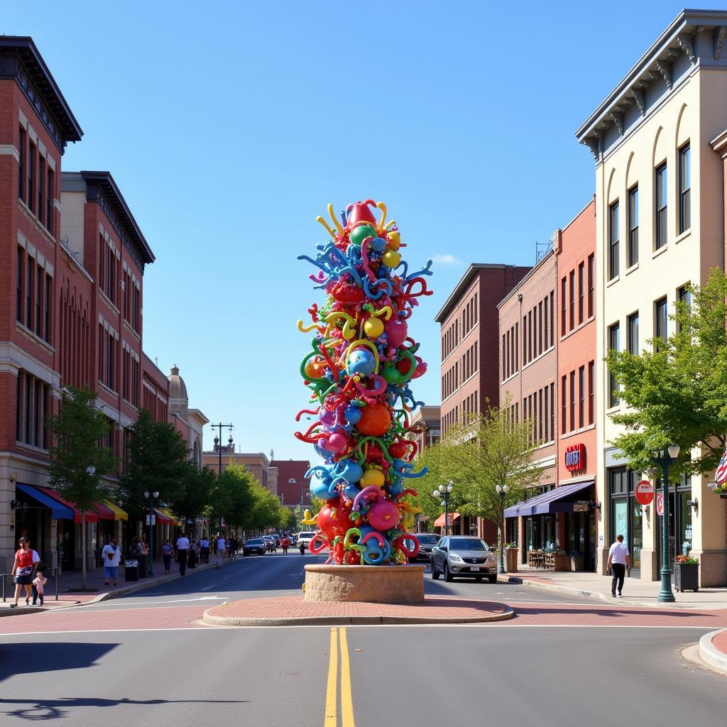 Loveland Colorado Downtown Art District Sculpture