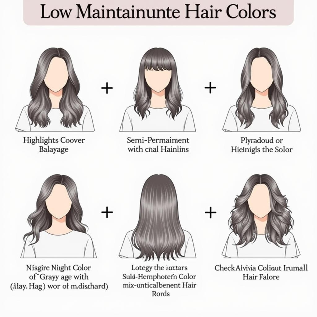 Low Maintenance Hair Color for Gray Hair