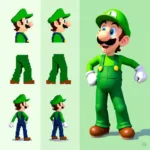 Luigi Green Evolution Through the Years