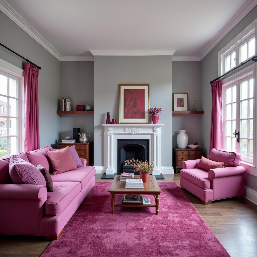 Magenta Color Combinations in Interior Design