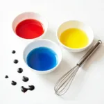 Creating Navy Food Coloring with Primary Colors