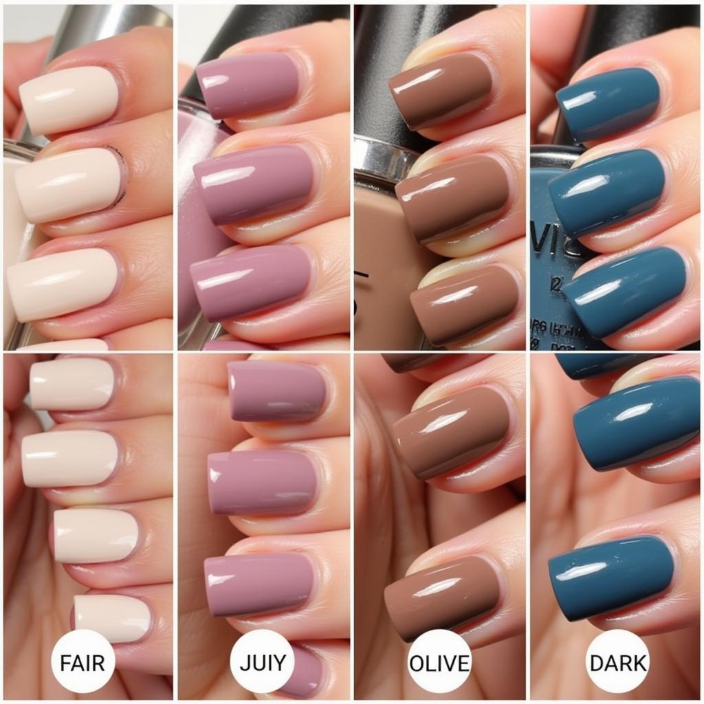 Matching Nail Colors to Skin Tone