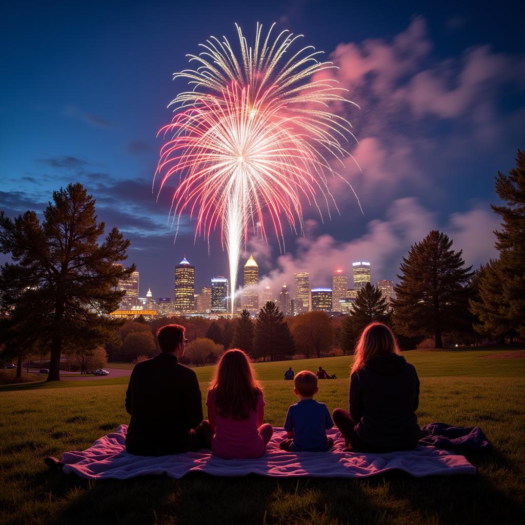 Memorial Park Fireworks Display Colorado Springs