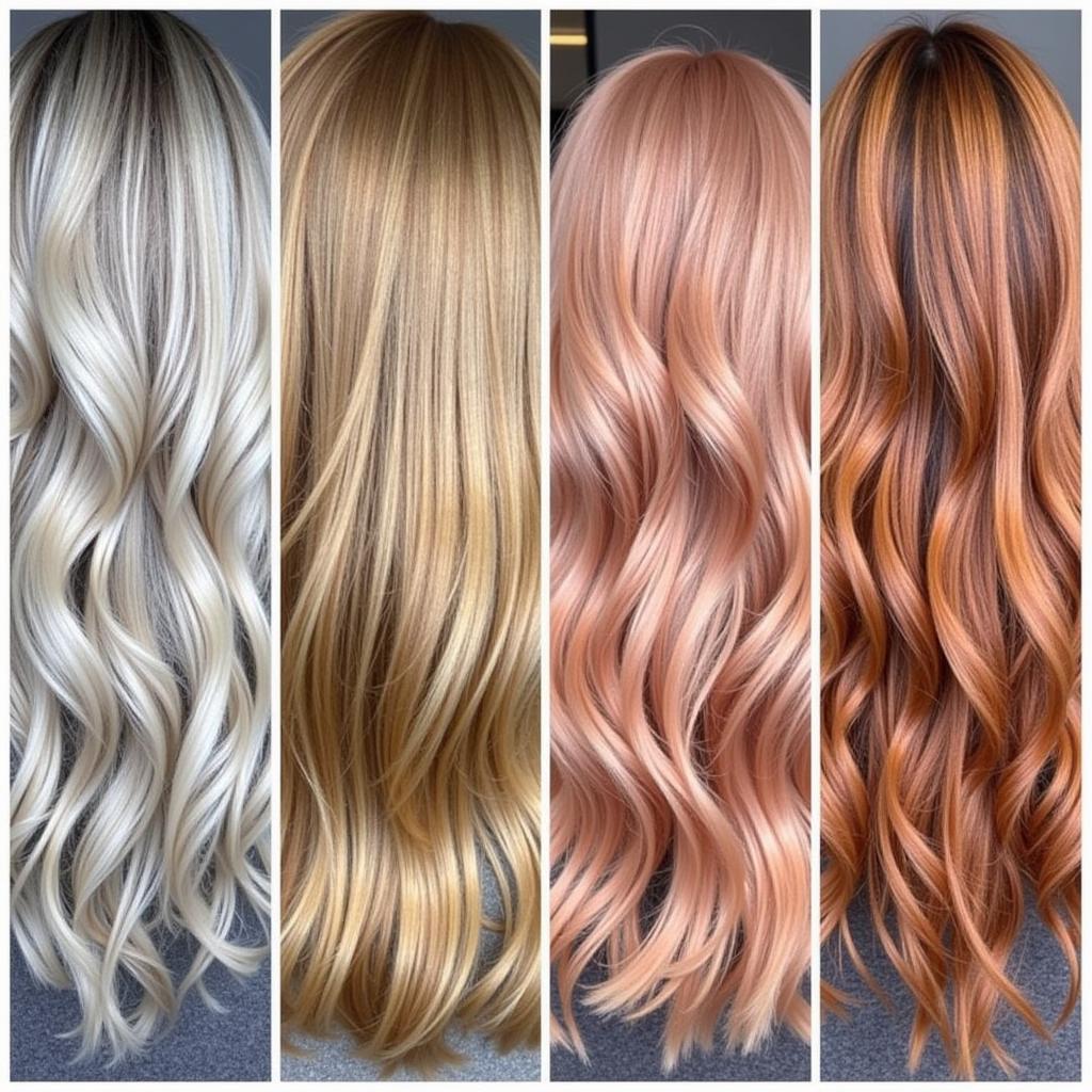 Examples of Metallic Hair Colors