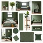 Military Green in Interior Design