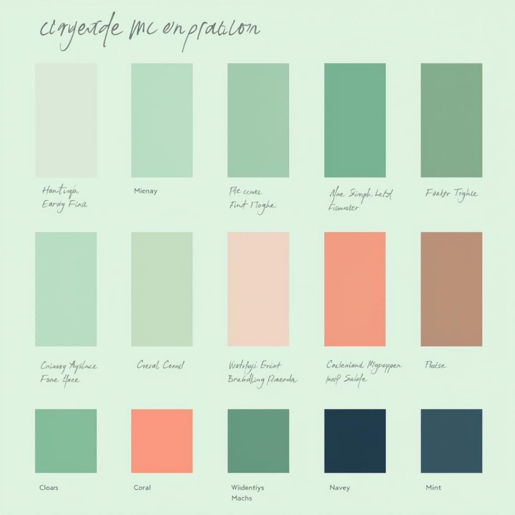 Mint Green Color Palette