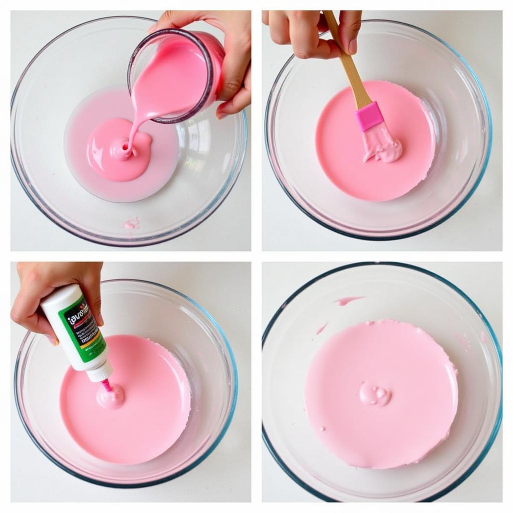 Mixing Paint with Slime