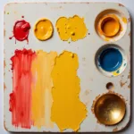 Mixing Primary Colors to Create a Gold Effect