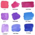 Mixing Red and Blue to Create Purple