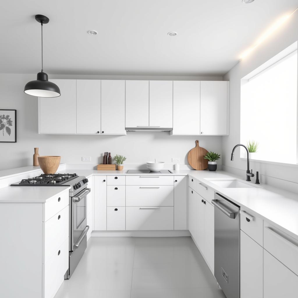 Modern White Kitchen with High Resale Value