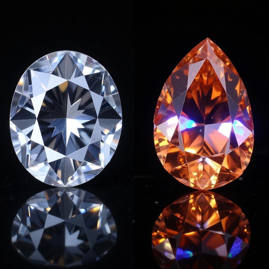 Moissanite vs. Diamond Brilliance Comparison