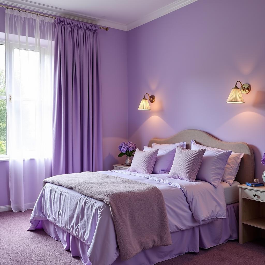 Monochromatic Purple Interior Design