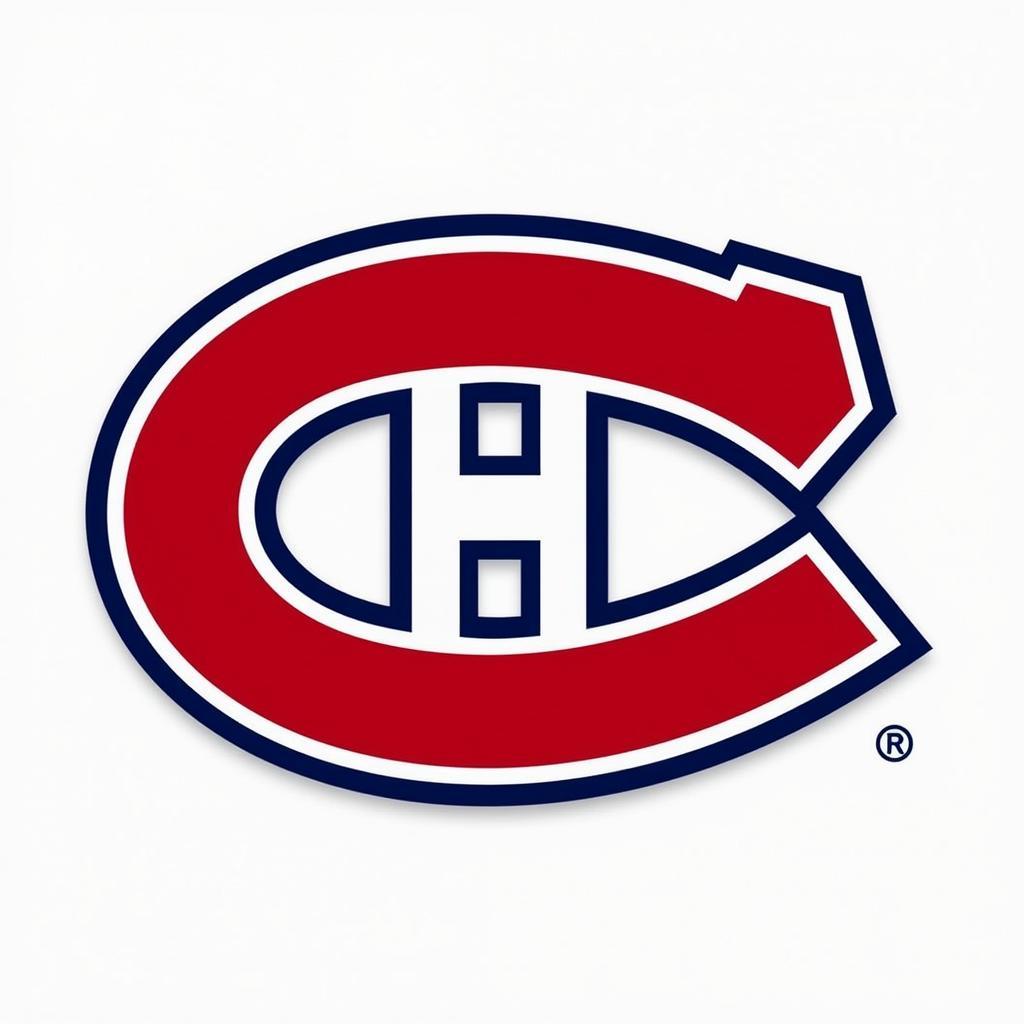 Montreal Canadiens Logo in Red